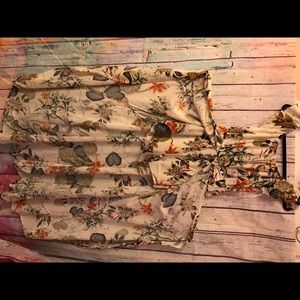 Floral maxi dress/romper